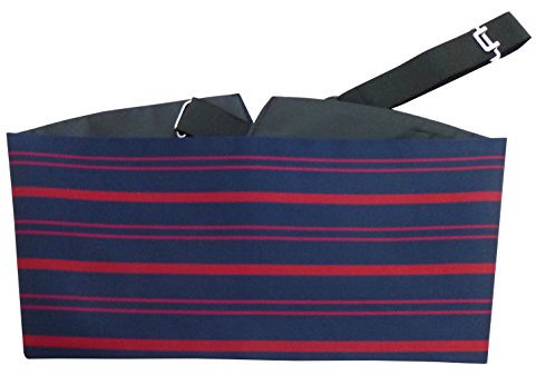 Royal Military Police Regimental Kummerbund Set (inkl. Fliege und Einstecktuch), Dunkelblau / Rot, Cummerbund & Bow Set