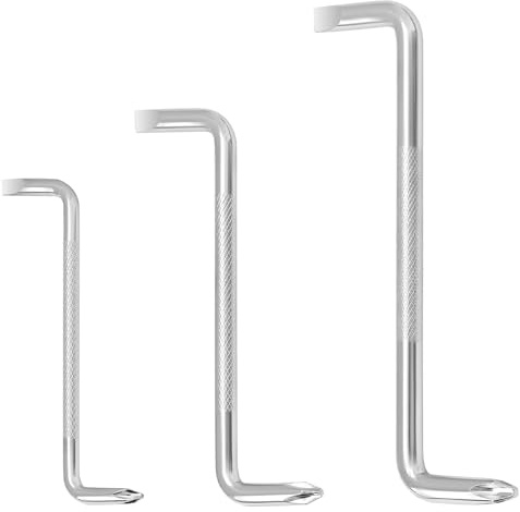 I-MART 3-teiliges Offset-Schraubendreher-Set – rechtwinkliger Kreuzschlitz und flacher Kopf, 90-Grad-Schraubendreher für enge Räume, Winkelschraubendreher-Werkzeug für Heimwerker und Heimgebrauch