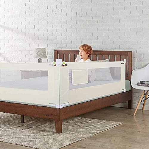 Rausfallschutz Bett, Bettschutzgitter 180cm Bett Fallschutz Kinder Bettgitter Baby Rausfallschutz Familienbett Kinder Bettschutzgitter Bett Tragbares Schutzgitter Bett Rausfallschutz
