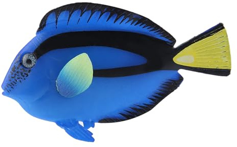Pssopp Aquarium künstliche Fische Künstliche Bunte Fische Schwimmen gefälschte Tropische Fische lustige leuchtende Silikon Fische lebensechte bewegliche Fische Ornament Dekorationen mit Saugnapf (#2)