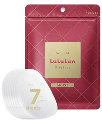 Lululun Precious - Mascarillas faciales faciales hidratantes profundamente hidratantes para mujeres, sin alcohol, sin perfume, cuidado de la piel japonés para uso diario (7 hojas)