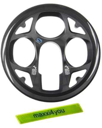 maxxi4you Shimano Kettenschutzring für FC-M311 42 Zähne mit Befestigungsschraube inkl Reflexband