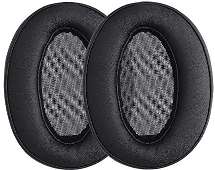 kwmobile 2x Headphone EarpPads for Sony WH-H910N Replacement Ear Pads - Headphone Ear Covers - Black