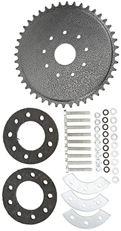 44 Tooth Chain Sprocket Mount Kit for Motor Gas Engine, 9 Holes for Enhanced Transmission Performance