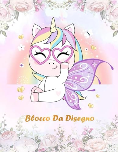 Blocco da Disegno Unicorno: Album da disegno per bambini | A4 - 110 pagine