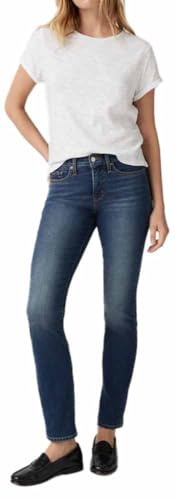 Levi's Femme 314 Shaping Straight Jeans, Zealous Blue, 27W / 32L