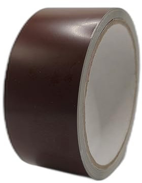 OPIROS Nastro Adesivo In Alluminio Resistente Alta Temperatura mt.9 mm.40 Per Coibentare Isolare Tubi Stufe (Marrone)