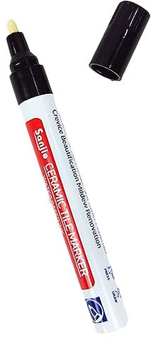 VALINK Tiles Grout Pen, Grout Pen for Tiles, Grout Restorer Marker Repair Pens, Waterproof Anti Mould Tile Paint Markers for Bathroom Kitchens Black