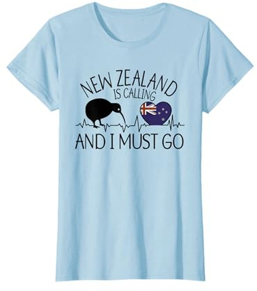 Neuseeland Ruft und ich muss los - lustiges Neuseeland T-Shirt