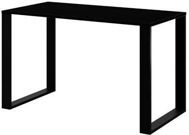 AKKE Esstisch Rechteckig Loft Design Mit Metallbeinen Tisch Küchentisch Wohnzimmertisch Esszimmertisch Tischblatt 18 mm 100x60 cm