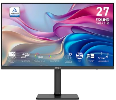 Msi Modern Md272uphgde 27 Ips Uhd - Flachbildschirm (tft/lcd) - 68,6 Cm (9s6-3pb19H-271)