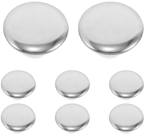 HOODANCOS Teapot Lid Top Caps Replacement Knobs Stainless Steel 8pcs with Stable Grip and Top Bead Design for Tea Kettles, Ceramic Pots, and Glass Teapots for Everyday Household Use