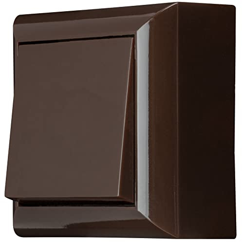 REV Ritter 0511476777 PlanoLuxe Interrupteur va et Vient en saillie Marron