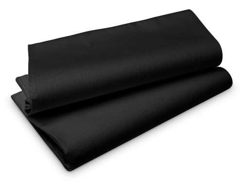 Duni 166370 Tabelle beinhaltet, Evolin, 127 cm x 180 cm, schwarz (25 Stück)