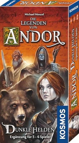 KOSMOS Die Legenden von Andor - Dunkle Helden | 2-6 Personen Ergänzung für den Fantasy-Klassiker Die Legenden von Andor, ab 10 Jahren