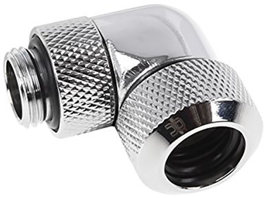Alphacool Verbindung Eiszapfen 13mm HardTube Anschraubtülle 90° drehbar