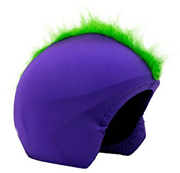 COOLCASC grön MOHICAN multisport hjälmöverdrag