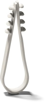 Schnabl Schlaufendübel 50 Stück 6mm-20mm Spannbereich – Hochwertige Dübelklemmschelle aus UV-beständigem Plastik – Kabelschellen für Oberputzinstallation – Kabel Befestigung für Wand