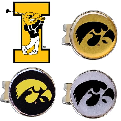 Scale Wear Design University of Iowa Hawkeyes Cabretta Leather Golf Gloves