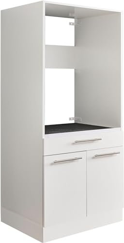 möbelando Waschmaschinenumbauschrank >LAUNDREEZY< in weiß - 67,5x162x67,5 (BxHxT)