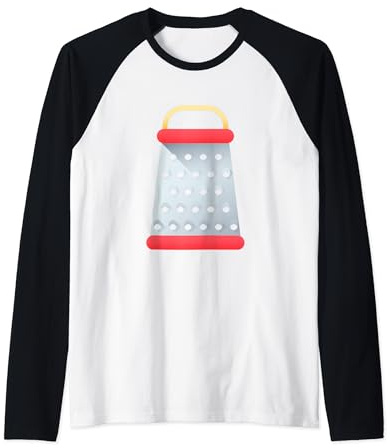 Fun Cheese Lover Cheese Grater Raglan Baseball Tee