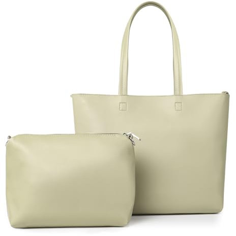 TANTOMI Handtasche Damen, Umhängetasche Damen Mittelgroß Shopper Handbags Funktionalität Trifft auf Stil, Handtaschen Set mit Trend-Design für Jeden Anlass