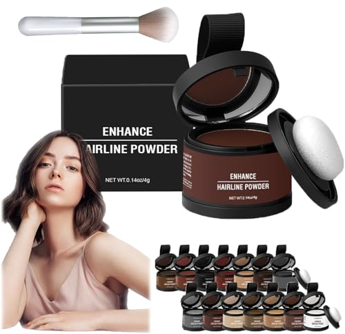Waverloo Magic Root Cover Up, Root Touch Up Powder, Ansatzpuder, Haaransatz Puder, Haarpuder Ansatz, Haaransatz Stift, Root Touch Up Powder Blond, Ansatzpuder Dunkelblond (1PC-C)