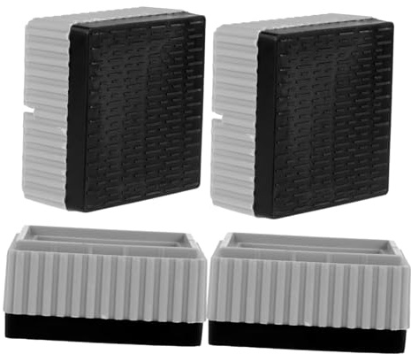 OKUMEYR 4pcs Slip Mat for Washing Machine Vibration Pad Non-skid Feet Stabilizer Pads Floor Protector for Washer Dryer Use