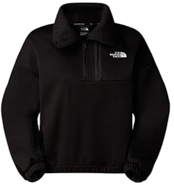 The North Face NF0A8BFPJK3 W MA Fleece Interest 1/4 Zip Maglia Lunga Donna TNF Black Taglia L