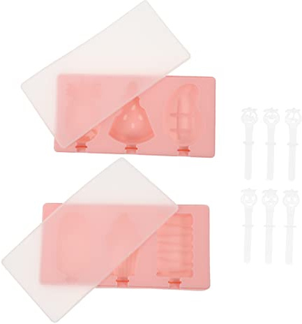 VINTORKY 2piezas Moldes Para Helados Con Forma De Fruta Desmontables Aptos Para Lavavajillas Para Paletas Caseras