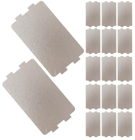 Zerodeko 18 Piezas Repuestos para Microondas Lámina de Mica para Horno Placa de Mica para Cocina Hogar Oficina Restaurante Reemplazo de Cubierta