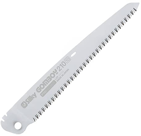 ORIGINAL SILKY Ersatzblatt für Gomboy 210 mm Medium 10 ZpZ, Astsäge Baumsäge Gartensäge für Outdoor, Garten und Bushcraft, japanischer Premium-Stahl, präzise Verzahnung, schnelles Sägen auf Zug