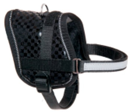 Karlie 60003 Teeny Weeny Arnés, Negro, 15 x 31-40 cm, S