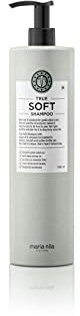 Maria Nila True Soft Shampoo, Für trockenes Haar, Arganöl spendet Feuchtigkeit und reduziert Frizz, 100% vegan, Sulfat & Parabenfrei 1000ml