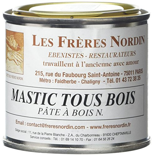 Les Frères Nordin 416107 Mastic à Bois Pro Noyer 300GRS