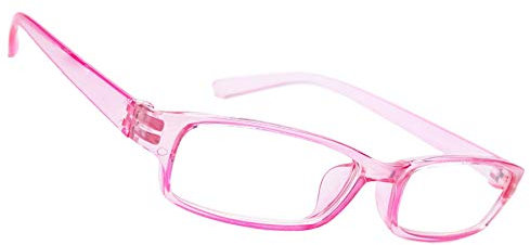 Señoras Mujeres Hombre Gafas de Lectura Delgado Design Slim Reading Glasses +0.50 +0.75 +1.0 +1.5 +2.0 +2.5 +3.5 +4.00 MFAZ Morefaz Ltd (Pink, 2.5)
