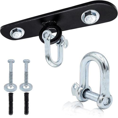 ULTRA FITNESS CROSSJAB Punch Bag Hanging Kit & Mounting Accessories – Heavy Duty Ceiling Hooks, Chains & Brackets for Boxing, MMA, Muay Thai & Kickboxing Training