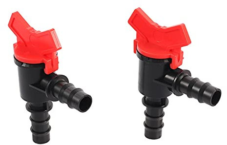 XinYuan Pipe Fittings 16mm Pipe Water Control L Shaped Valve Irrigation Water Valve Waterstop Connectors Garden Hose Adapter Garden Irrigation Tap Plastic