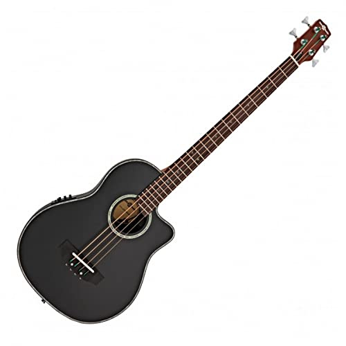 Gear4music ABRB Round Back Elektroakustik-Bassgitarre