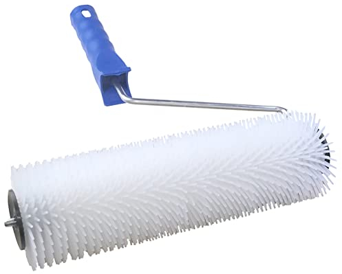 AERZETIX - C54486 - Rodillo de burbujas Ø75x240mm para soleras líquidas/autonivelantes - rodillo de burbujas con púas para remover pegamento/resina/hormigón/yeso