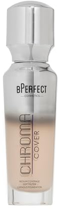 BPerfect Chroma Cover Luminous Foundation - Radiant Filter Finish, Buildable Coverage - Shade 4 - C2 Light Cool Pink Tone