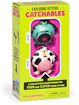 Exploding Kittens Catchables #4: DJ Cat & Cattle Cat, Collectible Toy Tossing Games for Adult & Kids Ages 8+, Fun Family Games, Ideal for Party & Travel