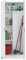 Trentiner Armadio portascope con 2 ante e 2 ripiani regolabili in altezza e estraibili salvaspazio H: 108 cm L: 55 cm rovere | Creta