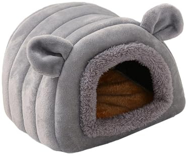 Meerschweinchen Bett, Meerschweinchen Kuschelhöhle Meerschweinchen Betthöhle Gemütliches Kaninchen Bett Warme Hamster Haus, Kaninchenhöhle Winter Kuschelhöhle Für Meerschweinchen Frettchen Igel