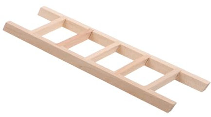 UPKOCH Dollhouse Accessories 1:12 Mini Ladder Wooden Decor Ladder for Dollhouse Toys
