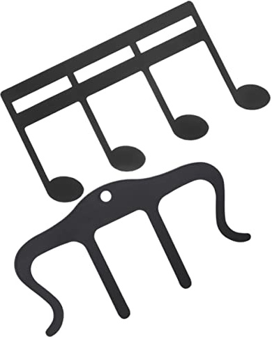 VICASKY 2stücke Notenheftklammern Aus Metall Notenklammer Für Notenblätter Partiturhalter Klammer Für Notenheft Geeignet Für Musikbücher Und Notizbücher