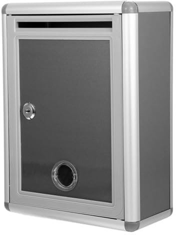 Gatuida Front Mail Box Wall Mounted Lockable Mailbox for outside Use As Suggestion Box