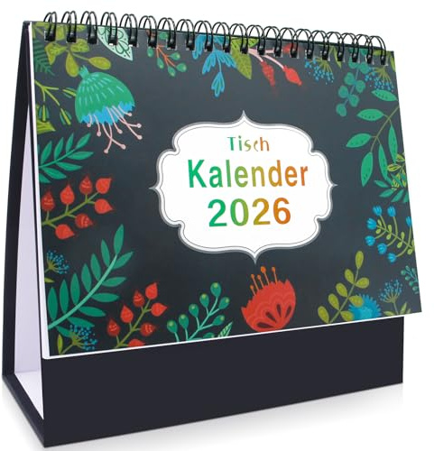 EOPUOZS Calendrier de bureau 2026 - Revue mensuelle, calendrier de bureau, calendrier de table,liste de tâches à faire, Swiotal