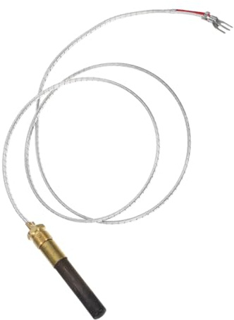 Sosoport Thermoelement Ersatz Aluminiumummanteltes Kabel Hochtemperaturbeständig Für Gas wassererhitzer Kaminofen Heizung Zubehör Sicher Effizient