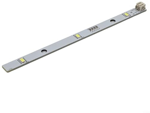 Zilimontt Lampe LED pour réfrigérateur avant BCD575WDB, 518WDGH & 0064001827 - Éclairage PCB économe en énergie, 130 × 16 mm, uniforme lumineux